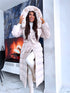 Long coat "CLIMATE ZONE" FC7529 - light beige PRE-ORDER